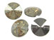 Crystal Golden Shadow - 12mm Rivoli Stones Swarovski Buttons 