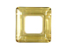 Crystal Golden Shadow - 20mm Square Frame - Swarovski Frames