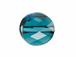 12  Indicolite - 6mm Swarovski Mini Round Bead