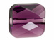 6  Amethyst - 8mm Swarovski Mini Square Bead