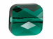 6  Emerald - 8mm Swarovski Mini Square Bead