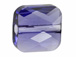 6  Tanzanite - 8mm Swarovski Mini Square Bead