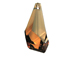 Crystal Copper - 50mm Swarovski  Polygon Drops