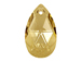 Crystal Golden Shadow - 38mm Swarovski  Pear Shape Drop