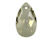 Crystal Silver Shade - 28mm Swarovski  Pear Shape Drop Factory Pack