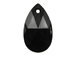 Jet - 28mm Swarovski  Pear Shape Drop