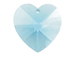 Aquamarine - 10.3x10mm Swarovski  Heart Shape Pendant