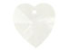 Crystal - 40mm Swarovski  Heart Shape Pendant