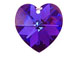 Crystal Heliotrope - 10.3x10mm Swarovski  Heart Shape Pendant