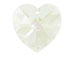 Crystal Moon Light  - 40mm Swarovski  Heart Shape Pendant