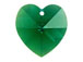 Emerald AB - 18x17.5mm Swarovski  Heart Shape Pendant