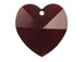 Garnet - Swarovski Heart Shape Pendant 