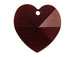 Garnet AB - 18x17.5mm Swarovski  Heart Shape Pendant