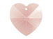 Light Amethyst - 14.4x14mm Swarovski  Heart Shape Pendant