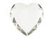 Crystal - 28mm Swarovski Flat Heart Pendant