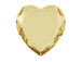 Crystal Golden Shadow - 18mm Swarovski Flat Heart Pendant
