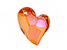 Crystal Astral Pink - 27mm Swarovski Devoted 2 U Heart Pendant 