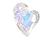 Crystal AB - 27mm Swarovski Devoted 2 U Heart Pendant 