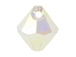 24 Swarovski 6301 6mm Faceted Bicone Pendant Crystal AB 2X