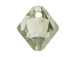 24 Swarovski 6301 6mm Faceted Bicone Pendant Crystal Satin