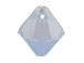 24 Swarovski 6301 6mm Faceted Bicone Pendant Air Blue Opal 