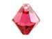 24 Swarovski 6301 6mm Faceted Bicone Pendant Indian Pink