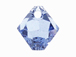 24 Swarovski 6301 6mm Faceted Bicone Pendant Light Sapphire