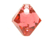 24 Swarovski 6301 6mm Faceted Bicone Pendant Padparadsha