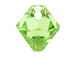 24 Swarovski 6301 6mm Faceted Bicone Pendant Peridot