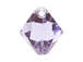 24 Swarovski 6301 6mm Faceted Bicone Pendant Provence Lavender 