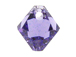 24 Swarovski 6301 6mm Faceted Bicone Pendant Tanzanite