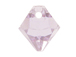 18 Swarovski 6301 8mm Faceted Bicone Pendant Violet