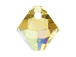 24 Swarovski 6301 6mm Faceted Bicone Pendant Light Colorado Topaz AB