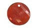 Crystal Red Magma - 28mm Swarovski  Twist Pendant