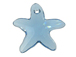 Aquamarine - 16mm Swarovski Starfish Pendant 