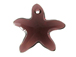 Burgundy - 20mm Swarovski  Starfish Pendant
