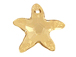 Crystal Golden Shadow - 28mm Swarovski Starfish Pendant 