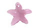 Light Amethyst - 20mm Swarovski  Starfish Pendant