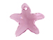 Light Amethyst - 20mm Swarovski Starfish Pendant 