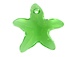 Peridot - 16mm Swarovski  Starfish Pendant