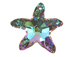 Crystal Vitrail Light - 20mm Swarovski  Starfish Pendant with custom coating ( coating may be slightly different than shown)