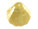 Crystal Golden Shadow - 28mm Swarovski  Sea Shell Pendant