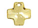 Crystal Golden Shadow - 20mm Swarovski  Cross Pendant