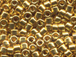 25 gram   Metallic 24 Karat Goldplated   Miyuki 15/0 Delicas