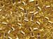 50 gram   SILVER LINED GOLD  Delica Seed Beads11/0