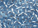 50 gram   SILVER LINED LT BLUE   Delica Seed Beads11/0