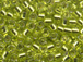 50 gram   SILVER LINED CHARTREUSE  Delica Seed Beads11/0