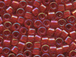 50 gram   CI RED/RED AB  Delica Seed Beads11/0