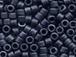 50 gram   MATTE BLUE GREY  Delica Seed Beads11/0