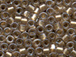 50 gram   SPARKLING LT.BRONZE  Delica Seed Beads11/0